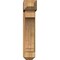 Ekena Millwork Imperial Craftsman Rough Sawn Bracket w/ Offset Brace, Western Red Cedar, 8"W x 26"D x 38"H BKT0806X26X38IMP04RWR - alternate 2